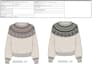 do professional sweater designs with detailed tech pack
